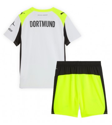 Borussia Dortmund Udebanetrøje Børn 2025-26 Kortærmet (+ Korte bukser)